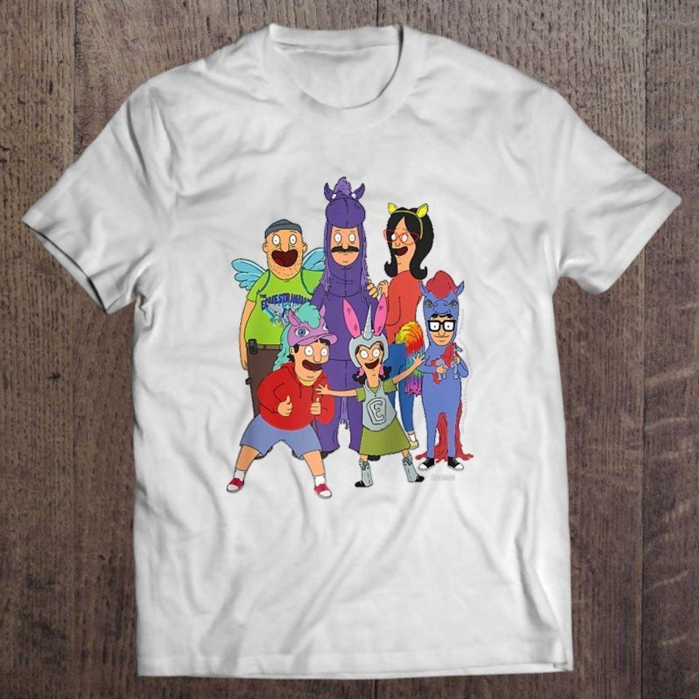 Bob's Burgers Equestranauts Family Photo Raglan Baseball Graphics Tee